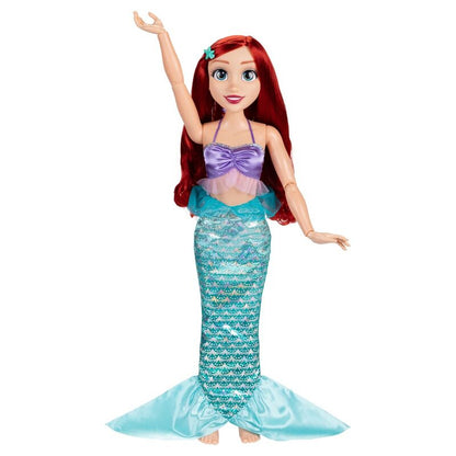 Muñeca Ariel de La Sirenita Disney de 80 cm con cola de sirena turquesa - 2
