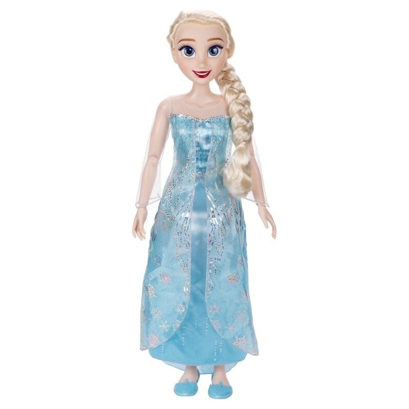 Muñeca Elsa de Frozen Disney de 80 cm con vestido azul - 2