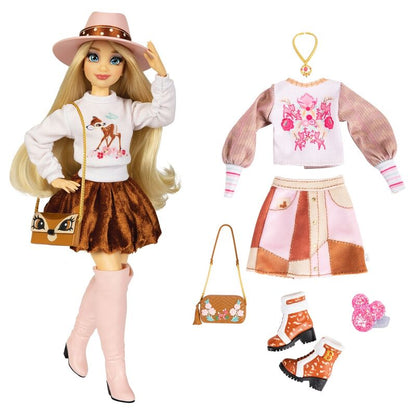 Muñeca Disney ily 4Ever Bambi de 28 cm con sombrero, ropa y accesorios