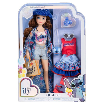 Muñeca Fashion Doll Stitch Disney ily 4Ever de 28 cm con dos conjuntos