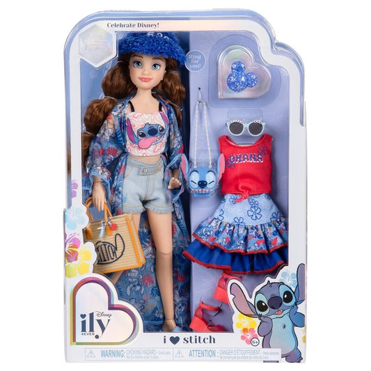 Muñeca Fashion Doll Stitch Disney ily 4Ever de 28 cm con dos conjuntos