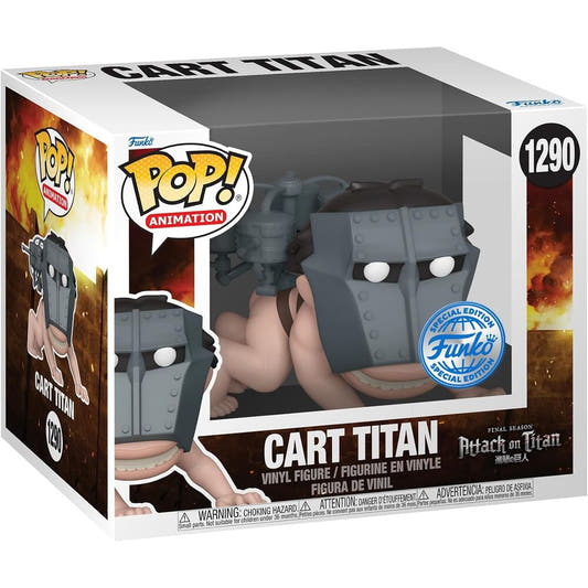 Figura Funko Pop! Cart Titan de Attack on Titan en caja