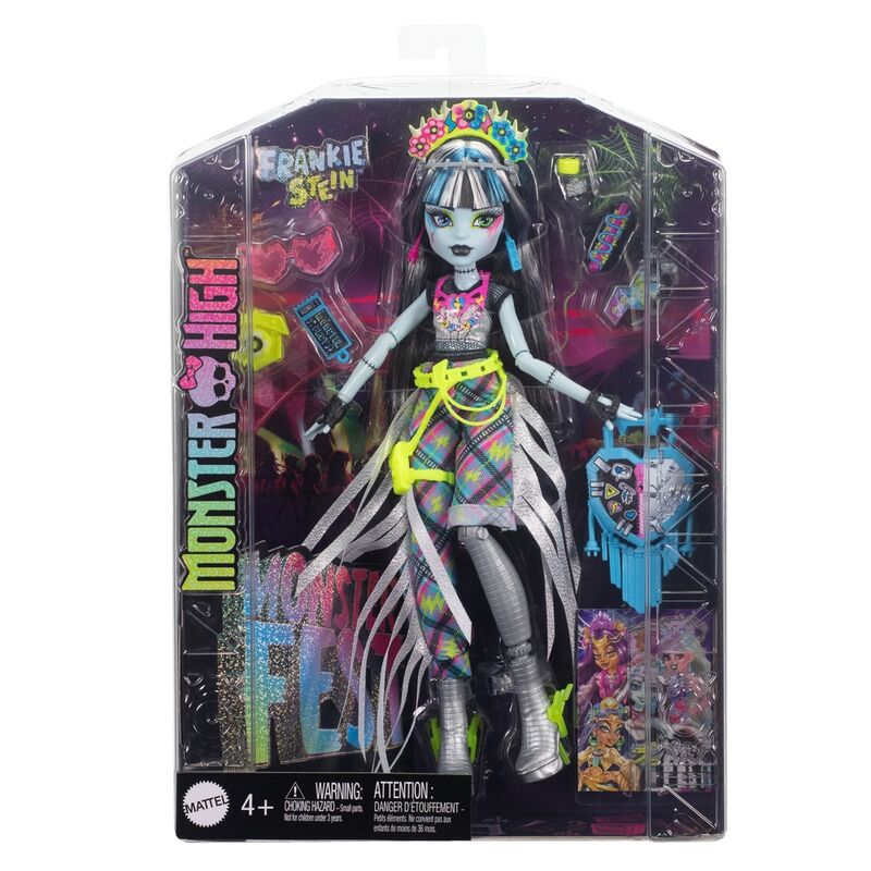 Muñeca Frankie Stein de Monster High con look del Monster Fest y accesorios - 2