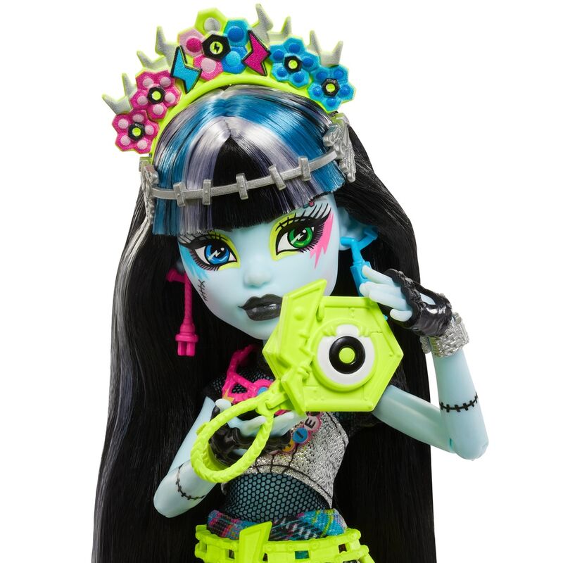 Muñeca Frankie Stein de Monster High con look del Monster Fest y accesorios - 4
