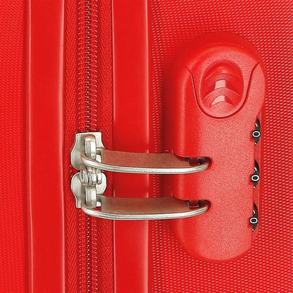 Maleta trolley roja de ABS con diseño de Mickey Mouse Disney - 3