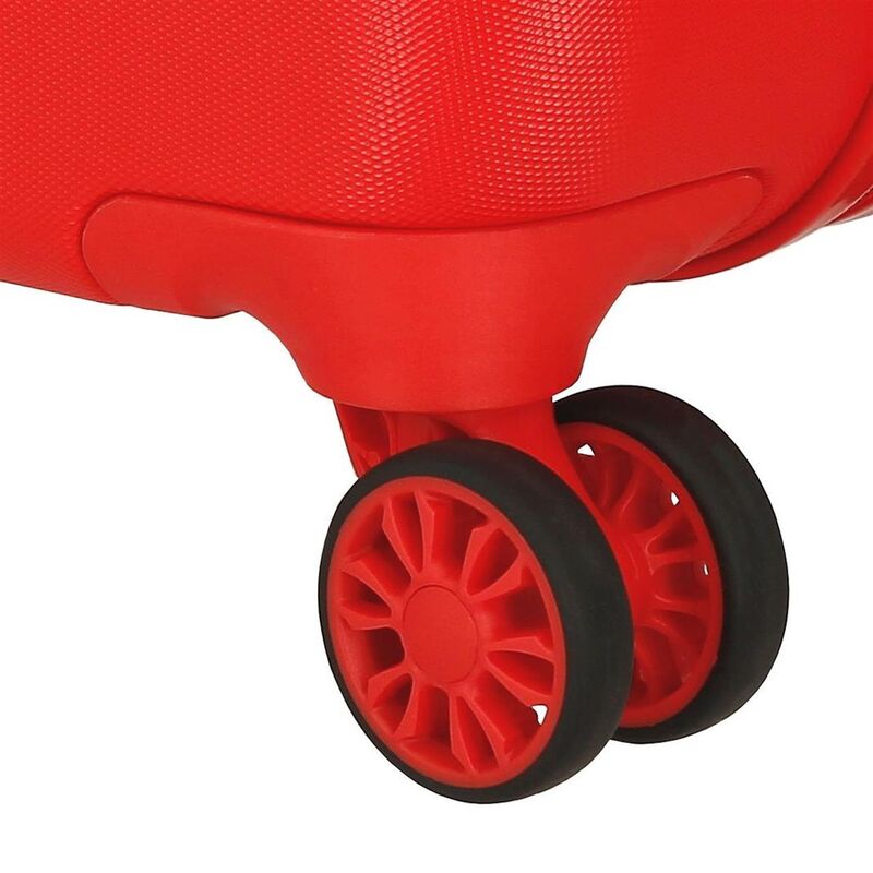 Maleta trolley roja de ABS con diseño de Mickey Mouse Disney - 4