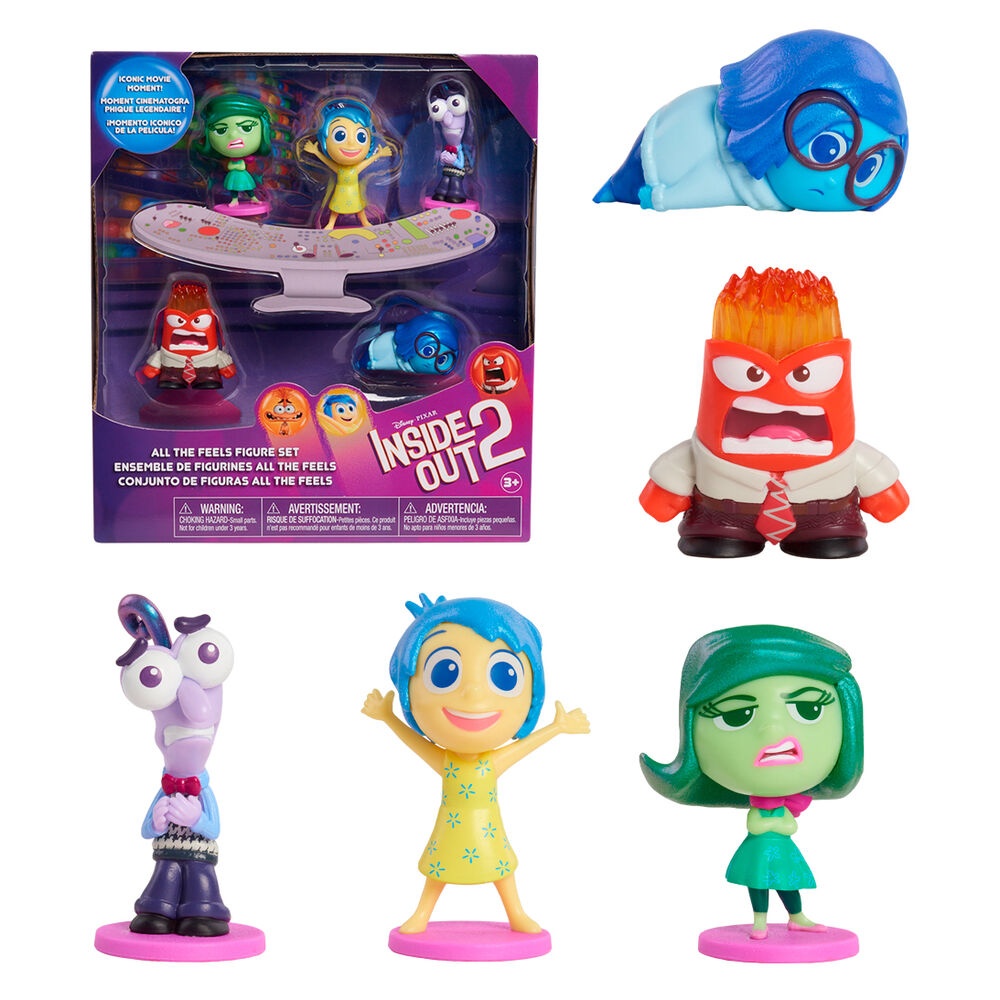 Blíster con cinco figuras de Del Revés 2 de Disney Pixar - 2