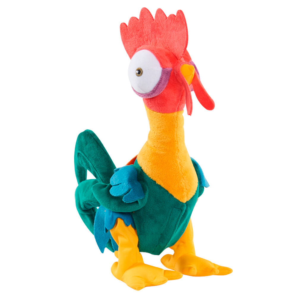 Peluche Hei Hei de Vaiana 2 Disney con cresta roja y cuerpo turquesa - 2