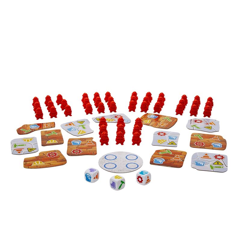 Caja del juego de mesa Mattel Castores Constructores con una torre de castores - 2