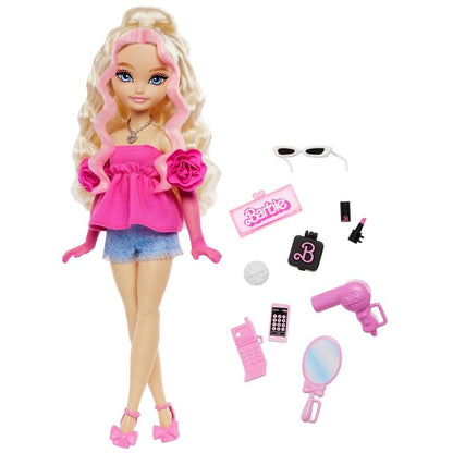 Muñeca Barbie Malibu Dream Besties con accesorios de belleza - 2