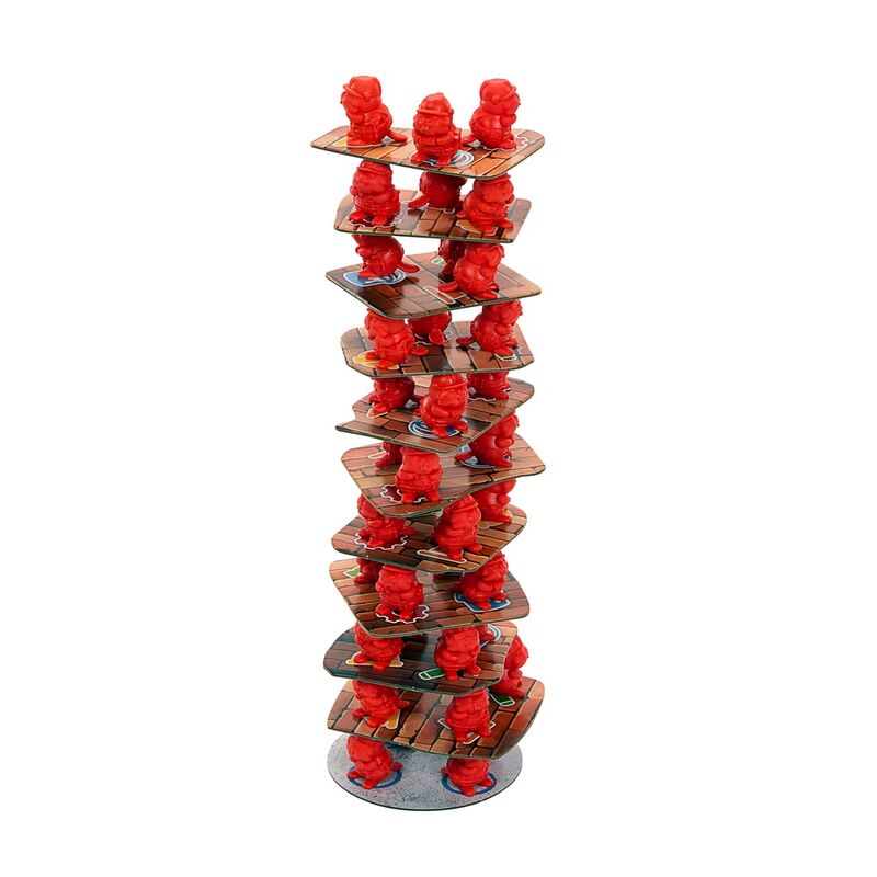 Caja del juego de mesa Mattel Castores Constructores con una torre de castores - 4