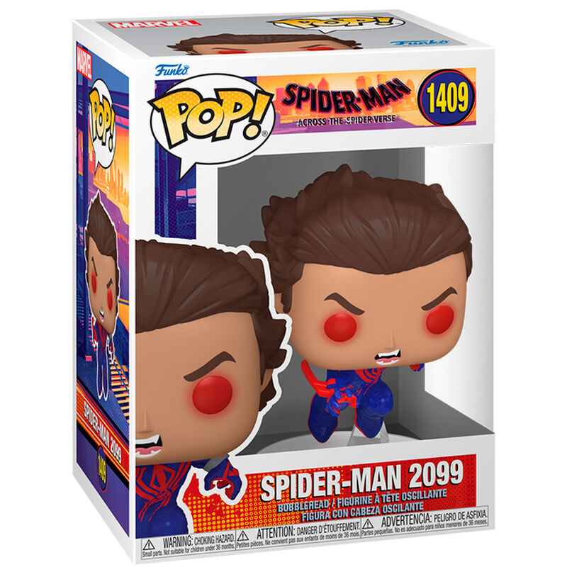 Figura Funko POP de Spider-Man 2099 con traje azul y rojo - 2