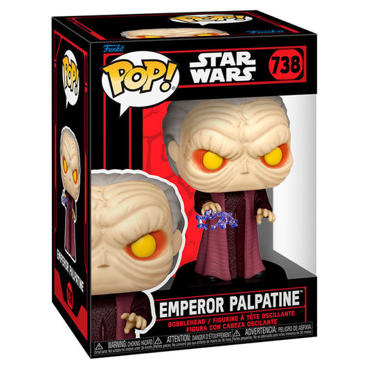 Figura Funko POP! de Emperor Palpatine de Star Wars en caja