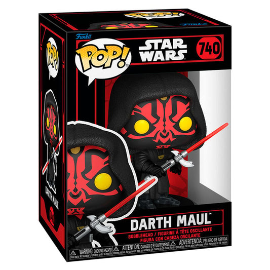 Figura Funko POP! de Darth Maul de Star Wars en caja