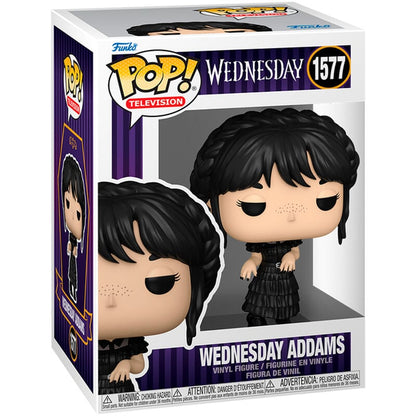 Figura Funko POP! de Wednesday Addams con vestido negro - 2