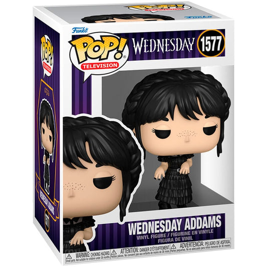 Figura Funko POP! de Wednesday Addams con vestido negro - 2