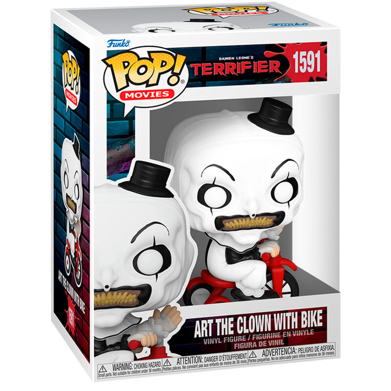 Figura Funko POP! de Art the Clown de Terrifier con triciclo - 2