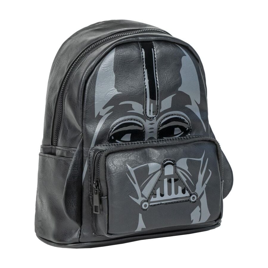 Mochila negra de polipiel con diseño de Darth Vader Star Wars