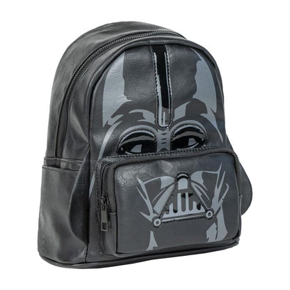 Mochila negra de polipiel con diseño de Darth Vader Star Wars