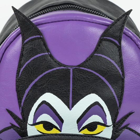 Mochila morada y negra de Maléfica Disney Villanas - 5