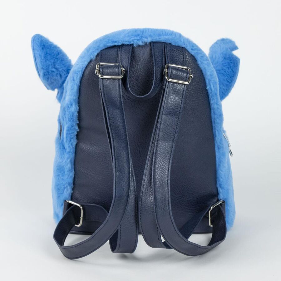 Mochila azul de Stitch Disney con rostro y grandes orejas - 2