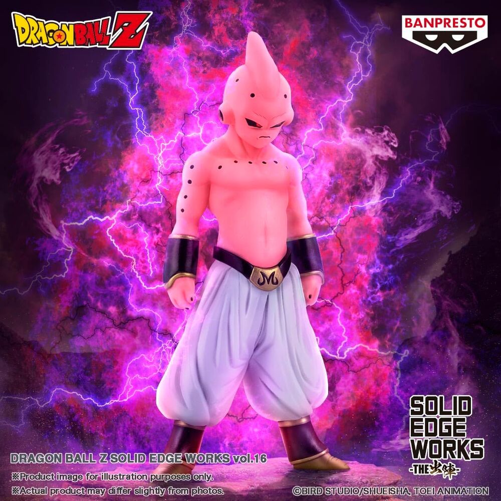 Figura de Kid Buu de Dragon Ball Z en color rosa - 3