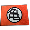 Alfombra naranja Dragon Ball Z con emblema Kame
