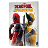 Cuadro de madera Marvel con Deadpool y Lobezno