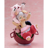 Figura de Nanachi de Made in Abyss con personaje rosa sobre la cabeza