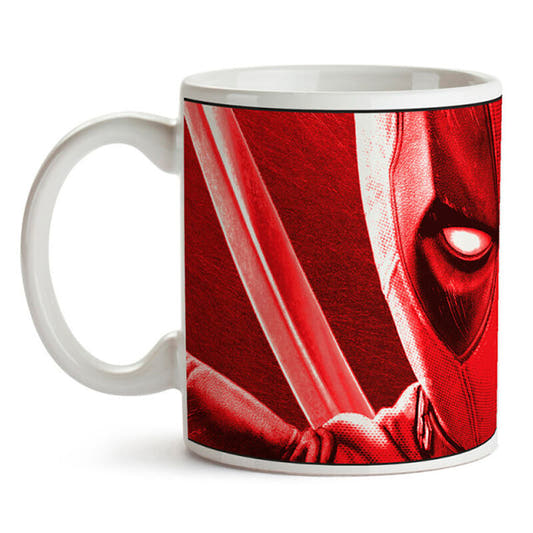 Taza de cerámica Marvel con diseño de Deadpool y Wolverine - 2