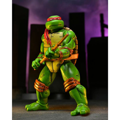 Figura articulada NECA de Donatello con accesorios en caja con ventana - 3