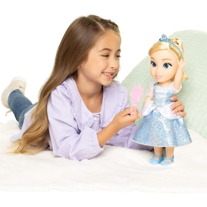 Muñeca Cinderella de Disney con vestido azul y tiara - 5