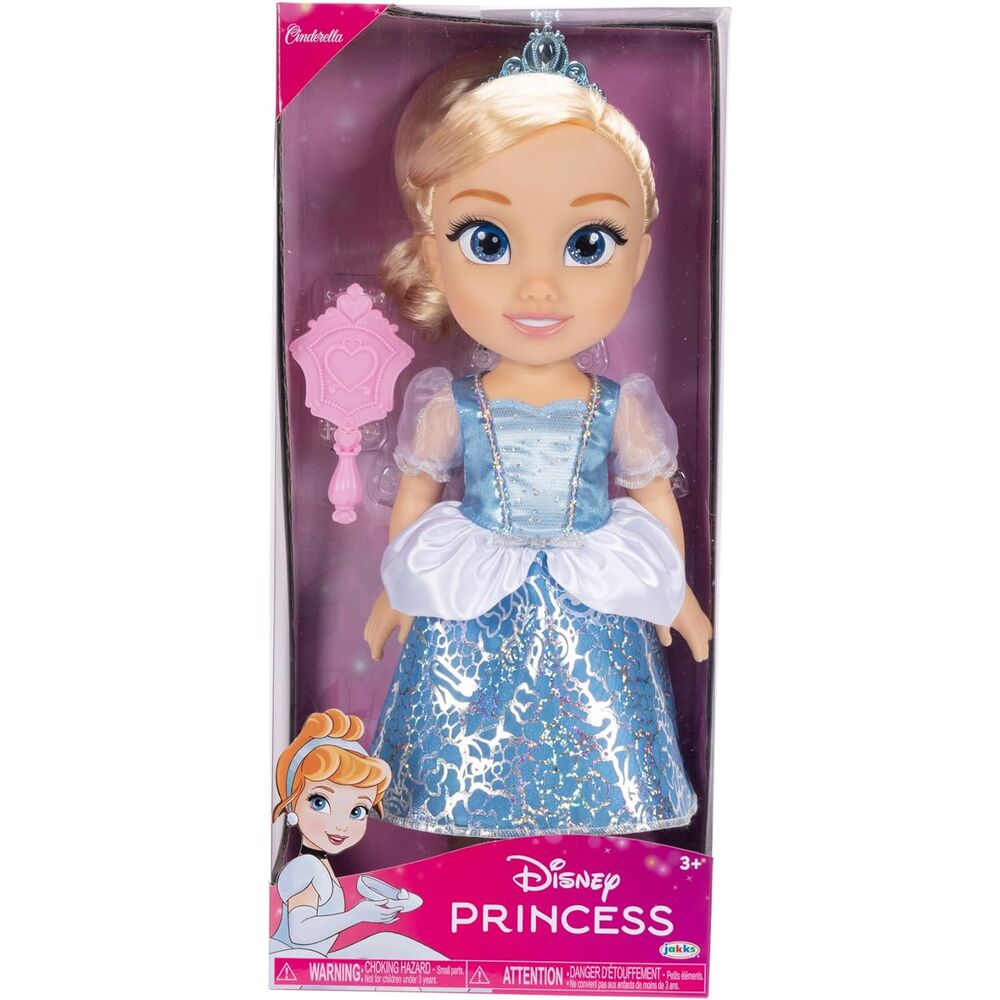 Muñeca Cinderella de Disney con vestido azul y tiara - 3