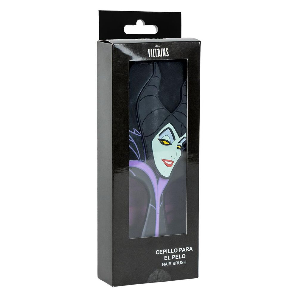 Cepillo de pelo negro y morado de Maléfica Villanas Disney - 3