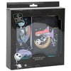 Set de belleza de Jack y Sally con neceser, cepillo y coleteros