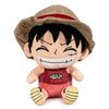 Peluche de Monkey D. Luffy de One Piece con sombrero de paja