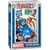 Figura Funko POP! Comic Covers de Capitán América con caja de Marvel Avengers