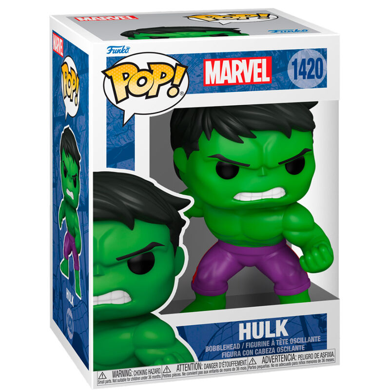 Figura Funko POP! de Hulk Marvel Classics en caja