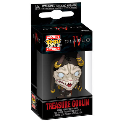 Llavero FUNKO Pocket POP de Treasure Goblin de Diablo IV en caja