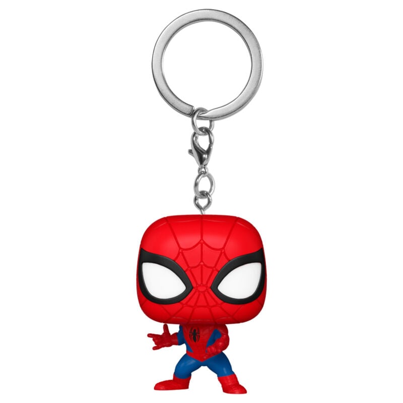 Llavero FUNKO Pocket POP de Spider-Man en rojo y azul