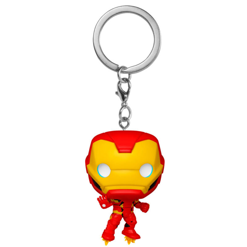 Llavero FUNKO Pocket POP! de Iron Man Marvel en rojo y amarillo - 2