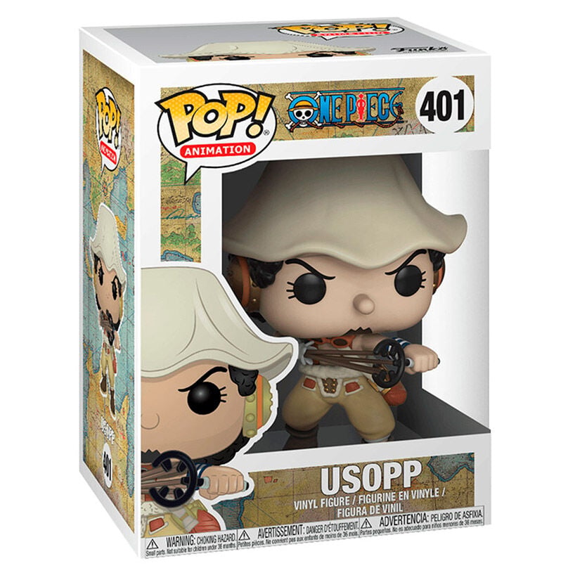 Figura Funko POP! de Usopp de One Piece en caja
