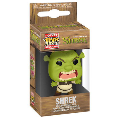 Llavero Funko Pocket POP! de Shrek en caja