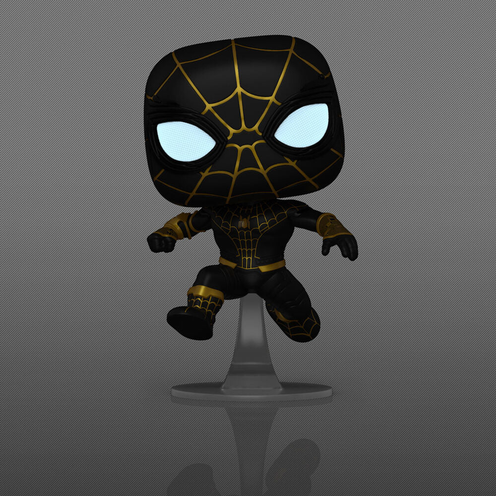 Figura Funko POP! Spider-Man No Way Home con traje negro y variante Chase - 5