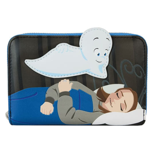 Cartera Loungefly de Casper flotando sobre una persona dormida