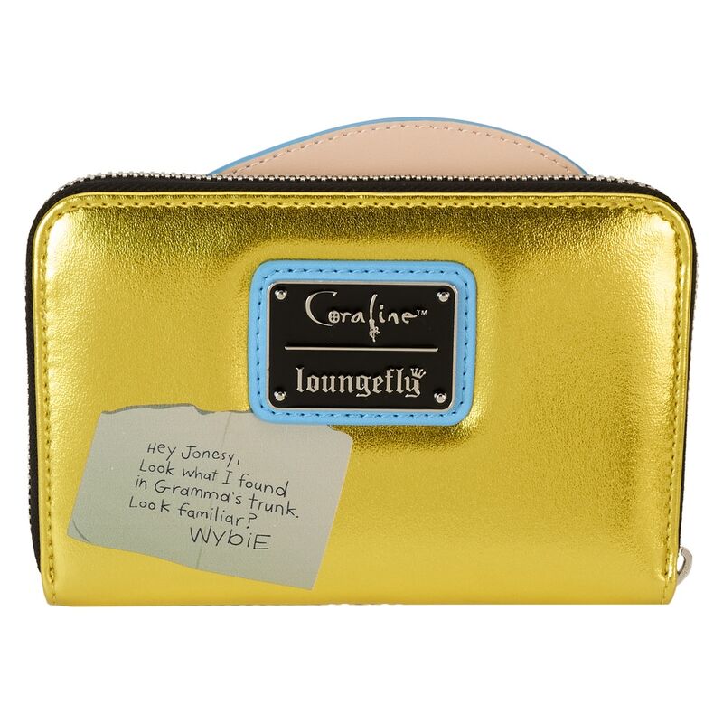 Cartera Loungefly de la muñeca Coraline en dorado y azul - 3
