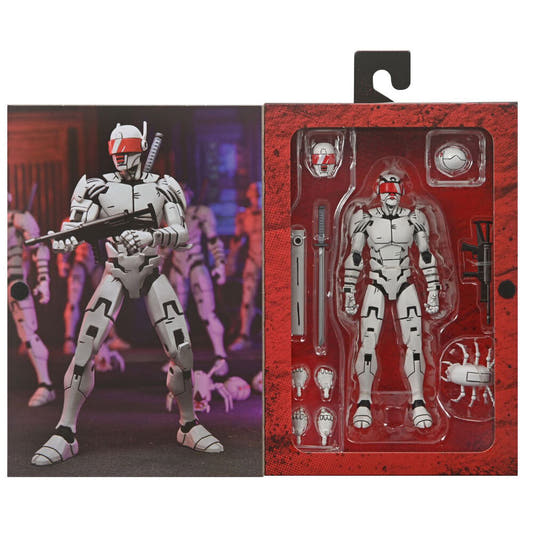 Figura articulada NECA Synja Patrol Bot de The Last Ronin con accesorios