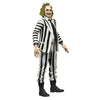 Figura articulada de Beetlejuice con traje de rayas blancas y negras