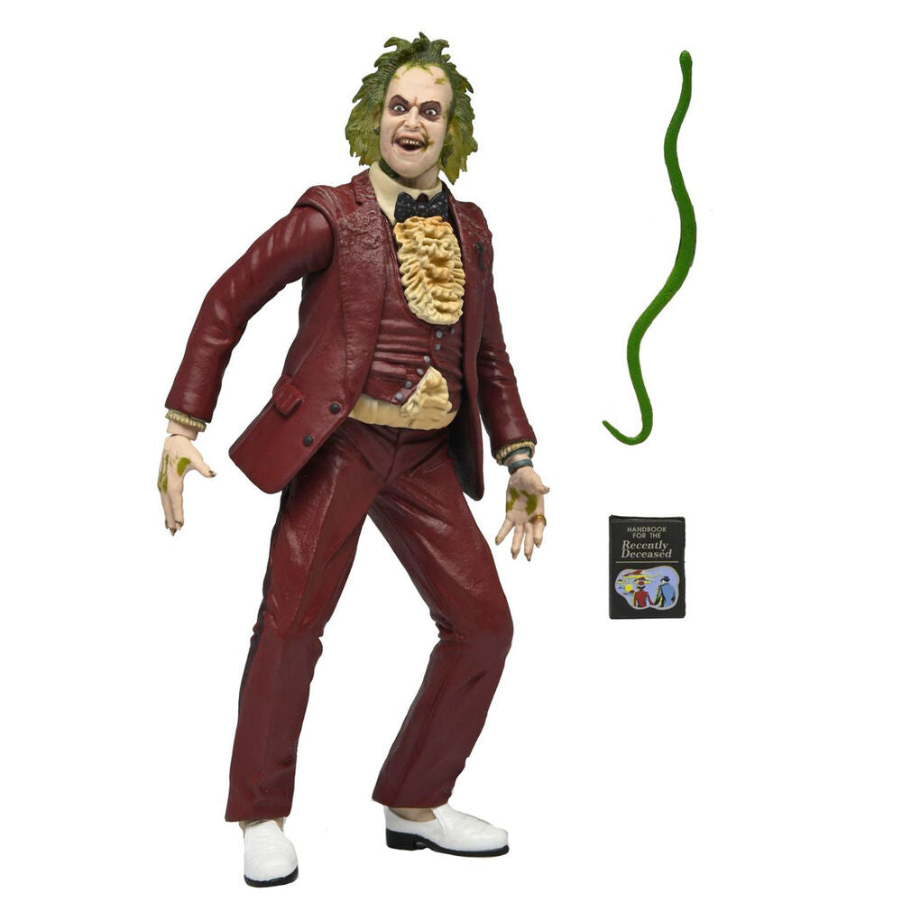Figura articulada de Beetlejuice 1988 con traje rojo - 3