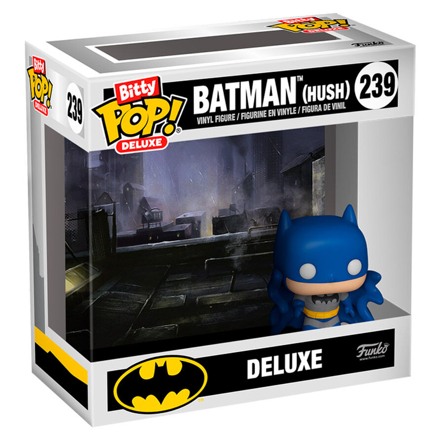 Figura Bitty POP! Deluxe Batman Hush de DC Comics en caja - 2